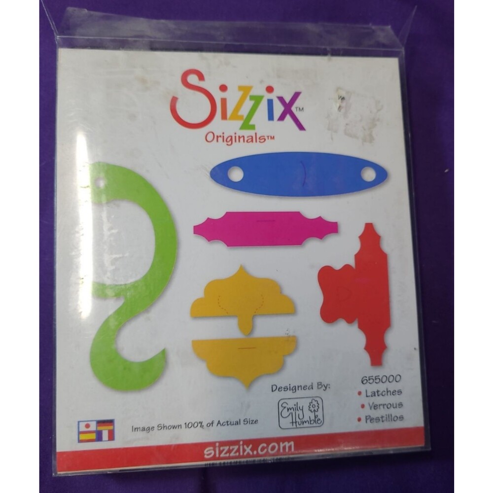 Sizzix Originals Die - Latches Designed By Emily Humble #655000 Scrapbooking